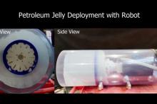 رباتی که خطوط لوله گاز را از داخل تعمیر می‌کند!