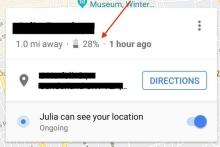 با خدمات نقشه گوگل شارژ باتری را به اشتراک بگذارید