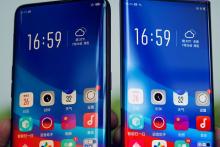 اوپو تصاویری از نمایشگر موبایل «آبشار» منتشر کرد