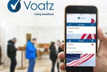 معلولین آمریکایی با تلفن همراه رأی می‌دهند