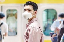 تولید ماسک تصفیه هوا با میکروفون و بلندگو 