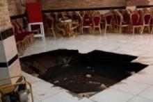 مهمانان مراسم عروسی ناگهان توی زمین فرو رفتند