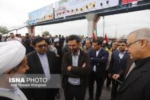 عکس | وزیر جوان در راهپیمایی 22 بهمن بندرعباس