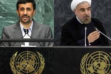 اینفوگرافی/ مقایسه دیدارهای روحانی و احمدی‌نژاد در نیویورک
