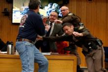 تنش در جلسه دادگاه بزرگ‌ترین پرونده سوء‌استفاده جنسی تاریخ