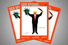 جنجال تصویر ترامپ روی جلد مجله اشپیگل آلمان (+عکس)