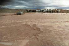 برقراری ارتباطات مناطق سیل زده گلباف 