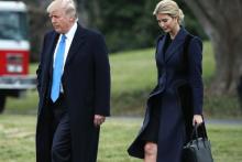 ترامپ دخترش را جایگزین همسرش کرد 