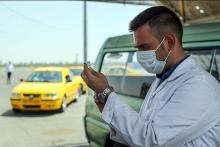 واکسیناسیون رانندگان تاکسی‌های اینترنتی ۳۰ سال به بالا