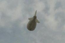 بالن اینترنتی برای ارایه خدمات به زائران اربعین حسینی در مرز مهران مستقر شد