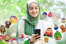 استیکرهای بومی با هویت ایرانی-ملی در پیام‌رسان آیگپ