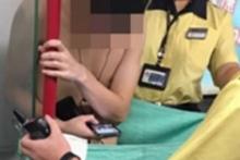 جنجال حضور مرد عریان در مترو! (+تصاویر)