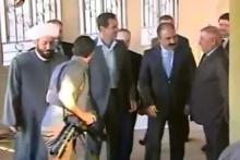 ویدیو/ بشار اسد در عید قربان تا داریا رانندگی کرد