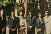 عکس آذری جهرمی در دوران دانشجویی