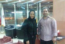 حضور "ابرو گوندش" و "رضا ضراب" در تبریز (+عکس)