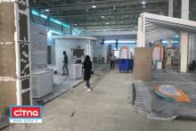 گزارش تصویری/ مراحل آماده سازی سالن های نمایشگاه ایران تلکام 2018