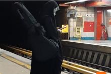 دختر چادری با گیتار، تصویر محبوب شبکه‌های اجتماعی