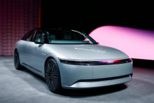 رونمایی از خودروی سونی در نمایشگاه لوازم الکتریکی لاس‌وگاس