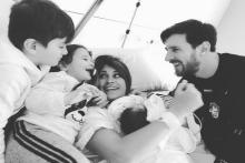 اولین عکس خانواده 5 نفره لیونل مسی