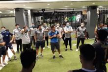 درخواست مجیدی از بازیکنان و حضور دو بازیکن مصدوم(+عکس)