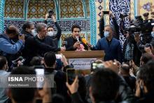 صحبت‌های همایون شجریان در مراسم تشییع پدرش در تهران