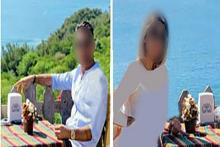 لو رفتن عکس های منشوری فوتبالیست ایرانی و همسر سابق والیبالیست فوت شده!