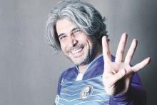 بازیگر سینما و تلویزیون در تمرین استقلال(+عکس)