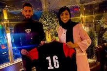 ورزشکار زن با این پست جریمه مهاجم پرسپولیس را گردن گرفت