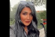 عکس بی حجاب مریم معصومی با موهای پر کلاغی!