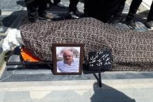 خاک‌سپاری دو هنرمند قدیمی در قطعه هنرمندان