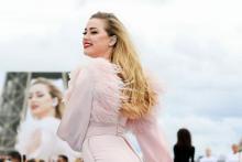 حضور جنجالی امبر هرد در هفته مد پاریس