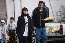 پوشش جالب ترلان پروانه در استانبول برای اکران فیلم گربه سیاه