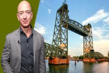 برچیدن  یک پل در اروپا به خاطر مالک آمازون