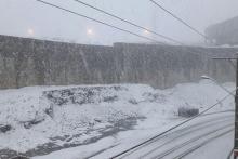 مرد الیگودرزی یخ زد