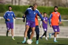 رونمایی از ظاهر جدید ستاره آبی‌ها در تمرین استقلال