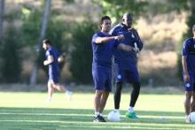 پوشش عجیب دیاباته در تمرین استقلال