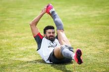 انتشار فیلمی از مدافع سابق پرسپولیس همراه با محمدرضا گلزار در باشگاه