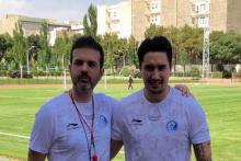 دستیار استراماچونی زمانی که در لیورپول بازی می‌کرد(+عکس)