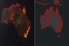 عکس واقعی ناسا از جهنم استرالیا