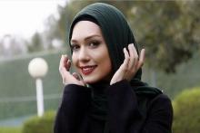 مدلینگ شهرزاد با لباس سفید و آبی (+تصویر)