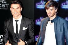 خواننده مشهور برای رونالدو سنگ تمام گذاشت (+عکس)