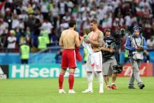 کدام ملی پوش ایرانی پیراهنش را با راموس عوض کرد؟