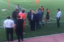 تصویری که می‌تواند سوژه استقلالی‌ها شود/مهدی تاج در تمرین پرسپولیس