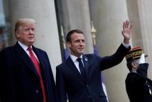 ارزیابی توییتری مکرون از دیدارش با ترامپ