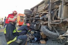 واژگونی مینی‌بوس دانشجویان با ۱۶ کشته و مصدوم