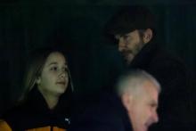 بکام و دخترش تماشاگر بازی رومئو برای زنبورها