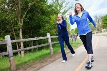 میزان مناسب پیاده&zwnj;روی تند، شدید و متوسط در هفته؟