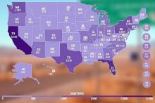 نقشه عجیب از نقاطی که بشقاب پرنده ها در آن رویت شدند!