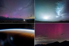 ابرهای عجیب مریخ و گردباد عظیم می‌سی‌سی‌پی از منظر فضا