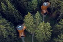 عجیب‌ترین «کلبه‌های درختی» در اتریش؛ احساس زندگی در انیمیشن